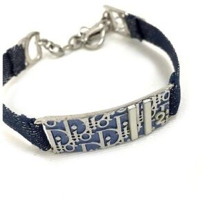 Dior Navy and Silver Trotter Choker
